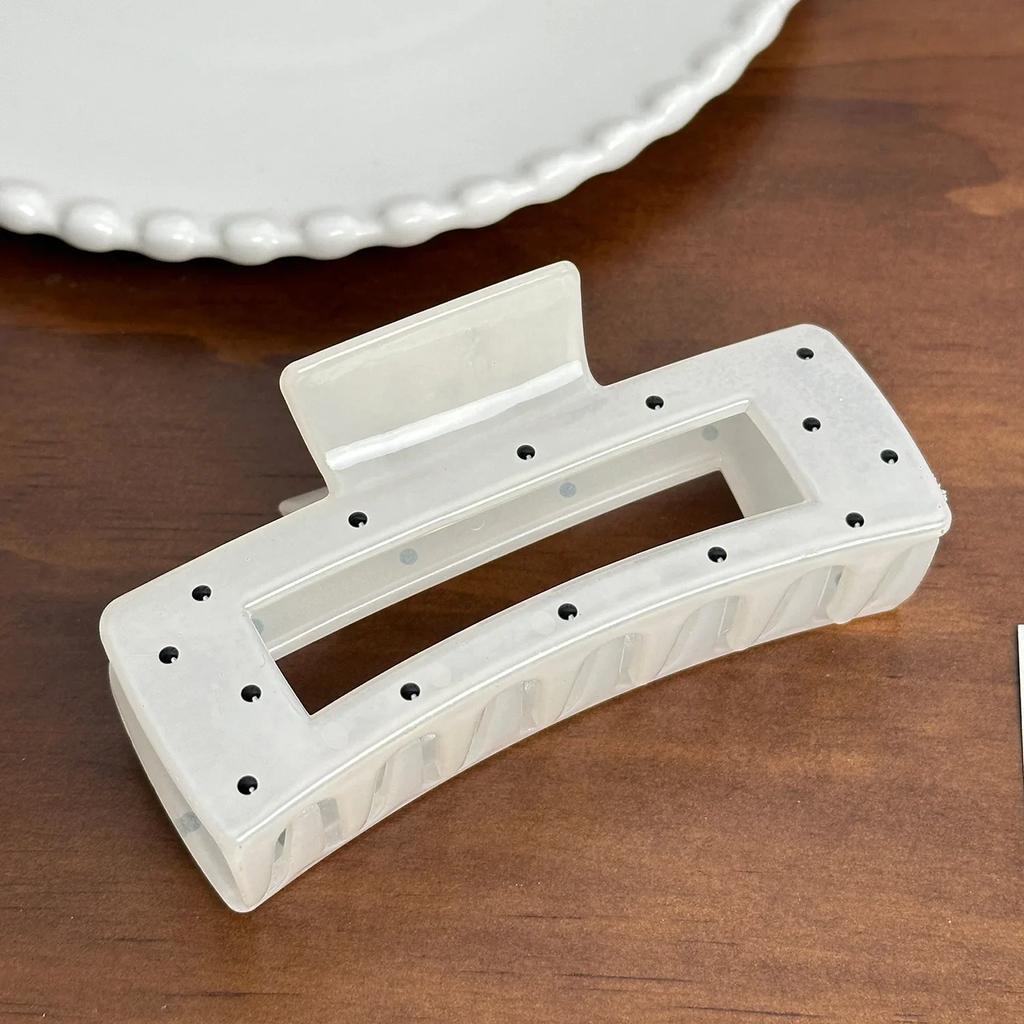 Retro Schwarz Weiß Punkte Geometrie Haarspange Damen Mädchen Elegant Haarnadeln Haarklammern Krabben Haarspangen Mode Haaraccessoires