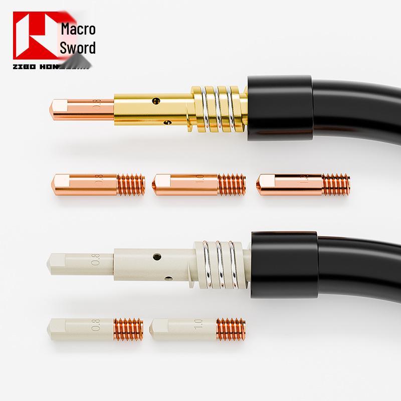 15AK Euro Style Copper-Plated Contact Tip for Gas/No-Gas MIG Welders