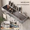 Aluminium Wandmontiertes Küchen-Organizer-Regal
