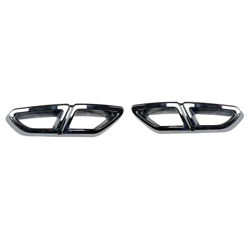 For Volkswagen Magotan Passat B8 2016-2019 Rear Lip Bumper Spoiler Car Tail Throat Frame Exhaust Pipe Trim