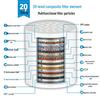 10-20 Layer Shower Head Water Purifier & Filter for Chlorine Removal