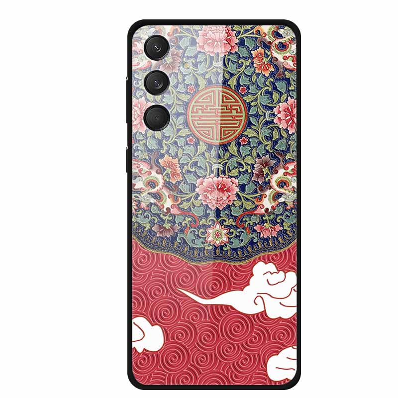 Tempered Glass Phone Cases for Samsung A16 Cases Space Print Hard Back Covers for Samsung Galaxy A16 4G 5G Shells Coque A16 2024