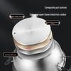 MAXCOOK 32cm 2-Layer Stainless Steel Steamer Pot