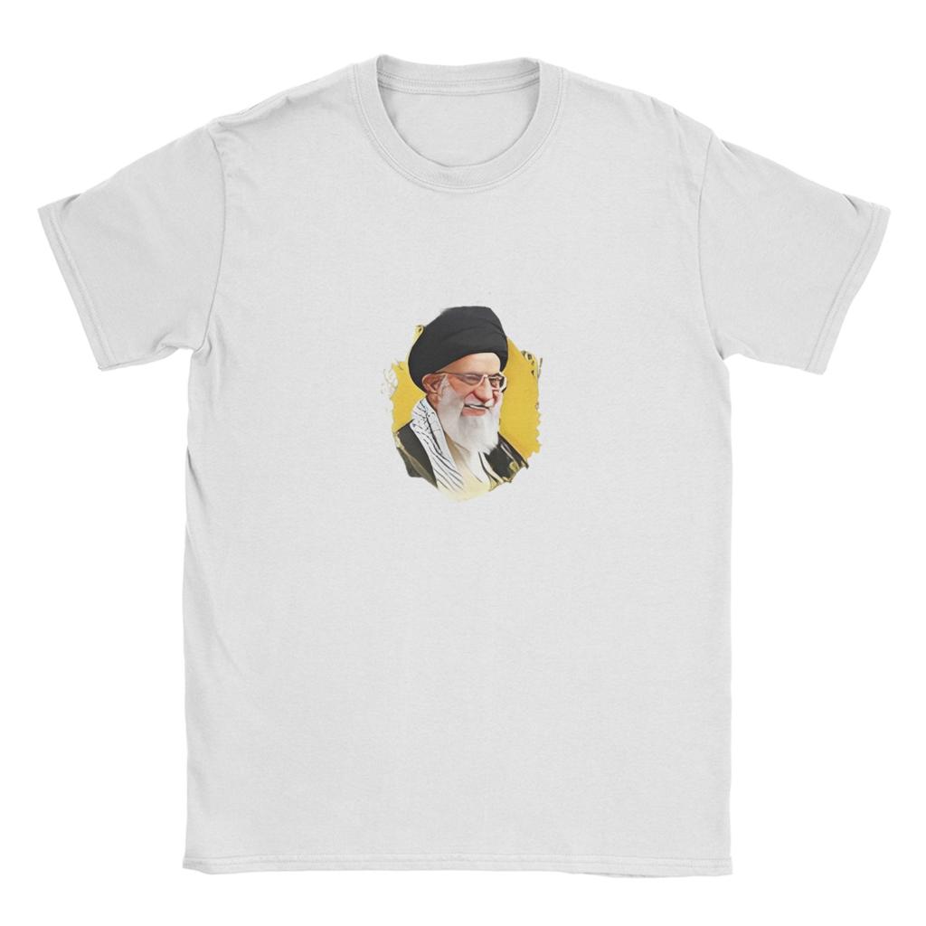 Harajuku T Shirt Beach SSeyyed Ali KKhaUnisexei Novelty T Shirts 100 Cotton Tee Shirt for Unisex Cheap Short Sleeve Clothing