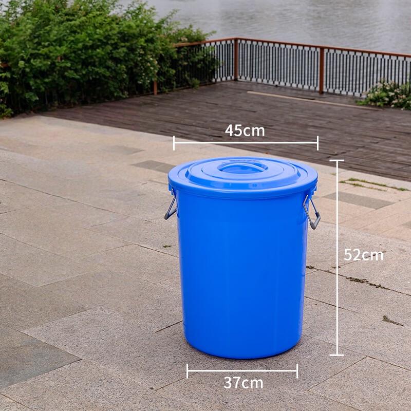 Heavy-Duty Plastic Storage Pail with Lid