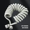 2m 3m 5m Spring Shower Hose Meters Water Plumbing Hose Plastic Bathroom Water Toilet Bidet Sprayer Telephone Line Soft Hoses_