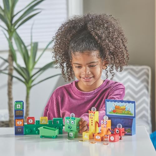 Numberblocks Numberblocks Mini Market for Learning Numbers, Math Toys, Educational Toy, 96936, Authentic