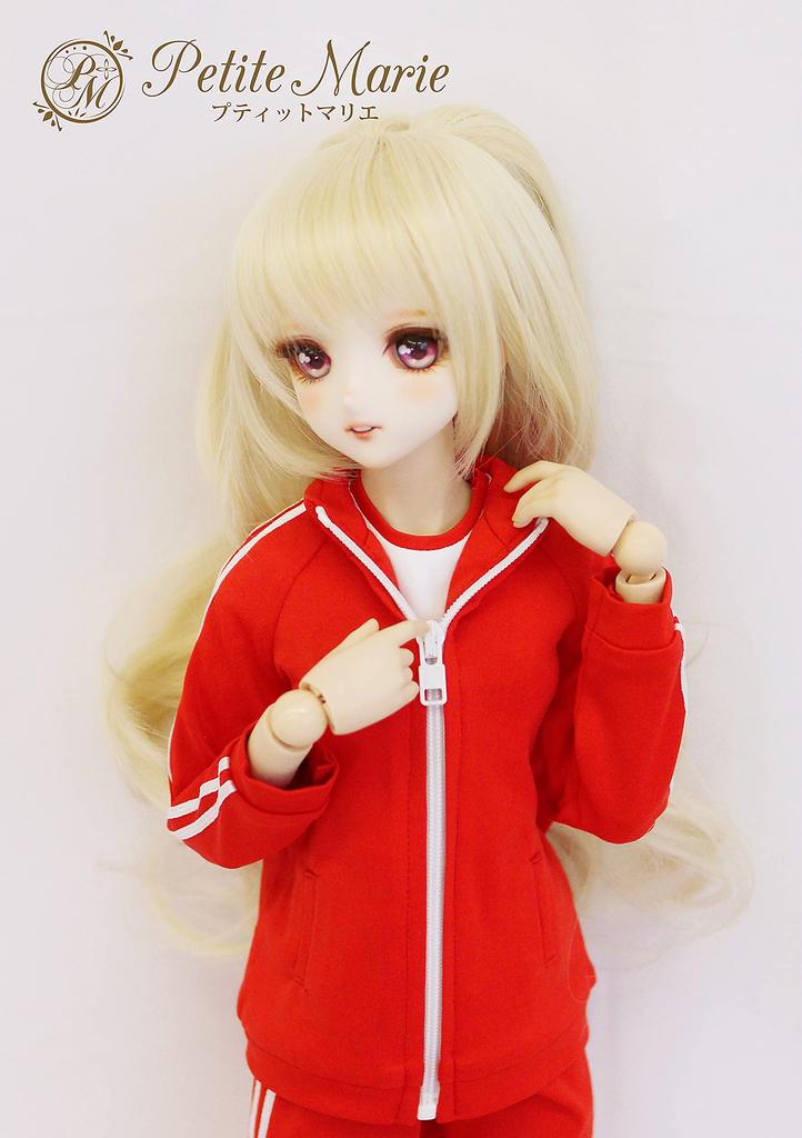 [Petite Marie] 13 DD Compatible Soft Touch Versatile Jersey Red 60cm Doll BJD Doll Clothes [Petite Marie] [No.0077]