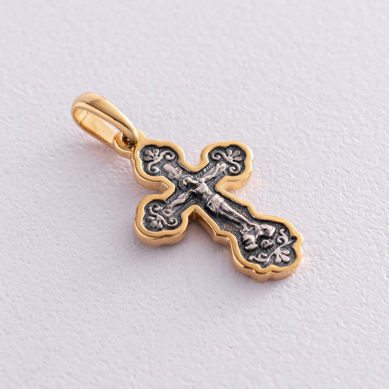 

Срібний хрестик Розп яття. Врятуй та Збережи Oniks срібний