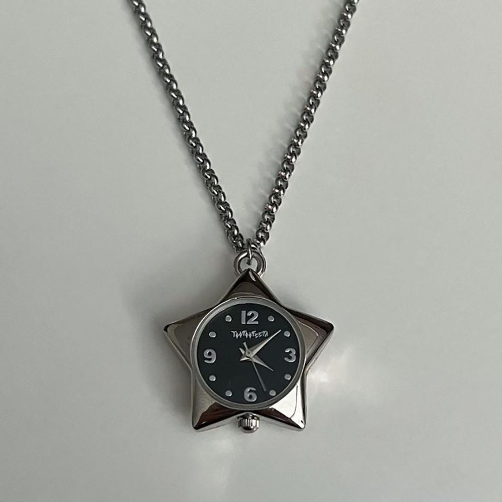 Stern Tasche Verstellbare Uhr Schlüsselanhänger Zinklegierung Japanische Anhänger Tasche Anhänger Original Design Kreativer Halsketten Anhänger Ac