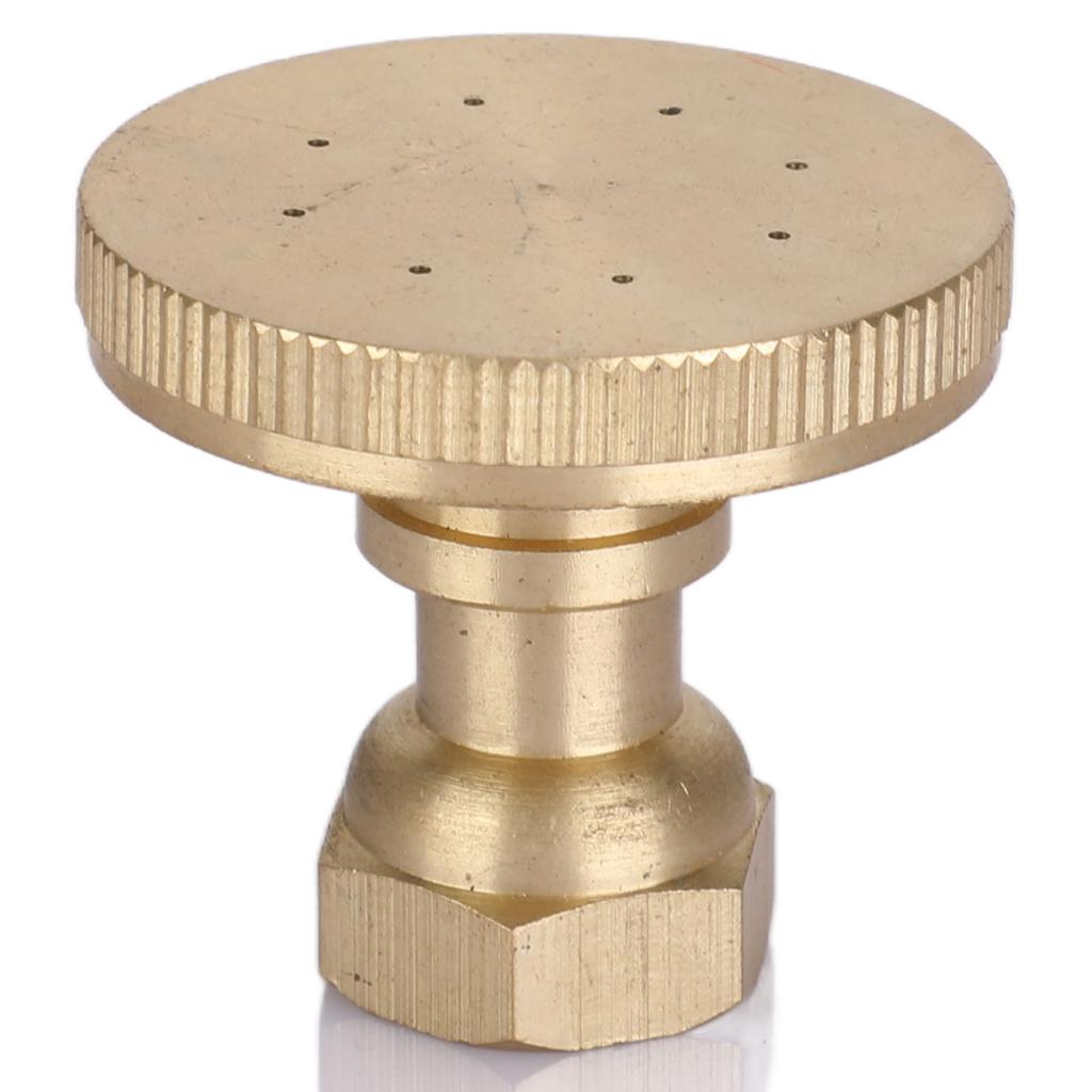 Garden Atomizing Nozzle Copper G3 8 Internal Thread Straight Head 8 Holes Water Pipe Spray Head for Agricultural
