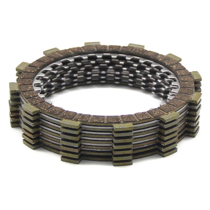 Motorcycle Clutch Friction Steel Plates Kit For Yamaha XS250 XS400 IT250 IT465 Vintage Dirt Bike Engine Clutch Disc 4H7‑16325‑00