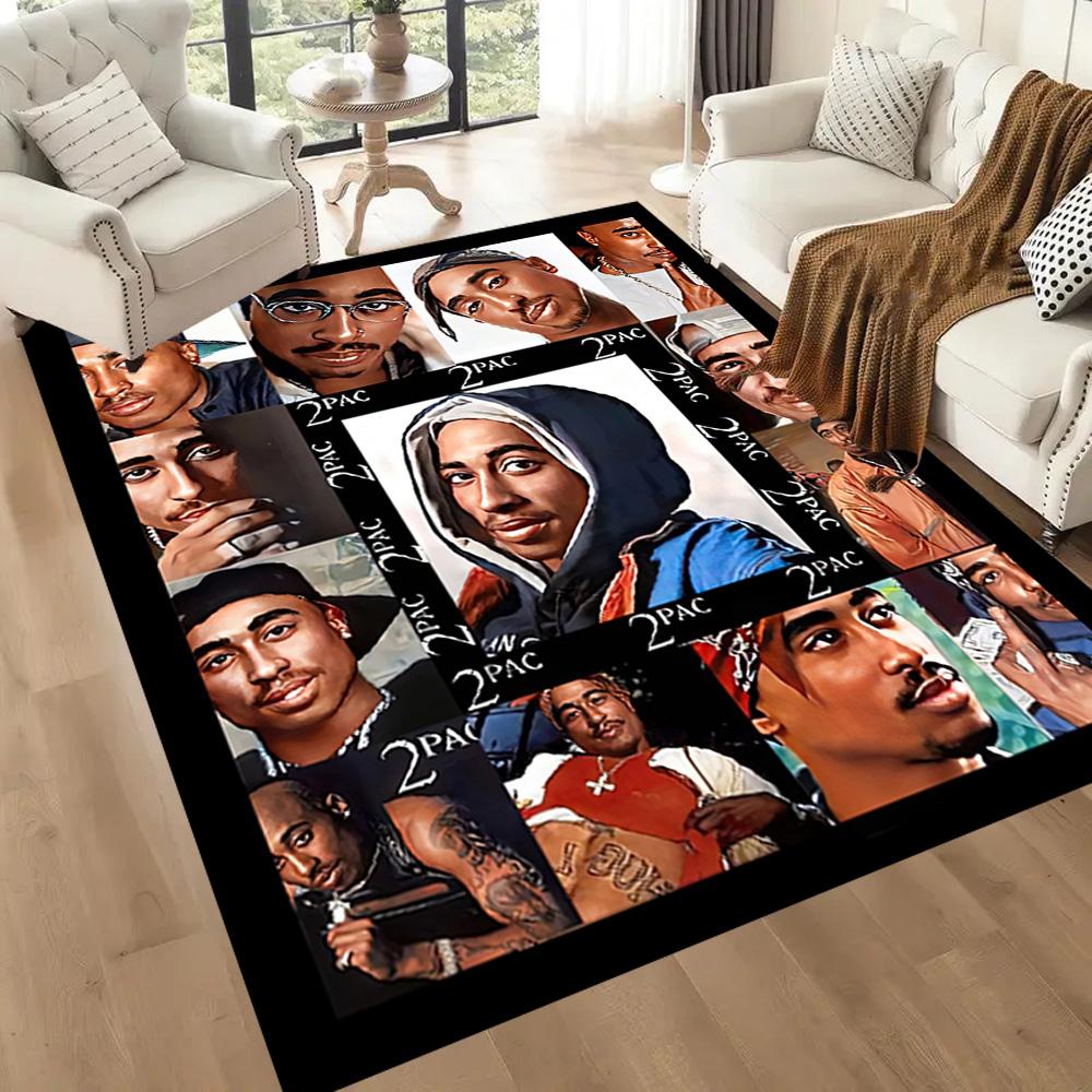 Dj Ardy Tupac Remix Square rugs are a great choice for living rooms, bedrooms, home décor, and as gifts.