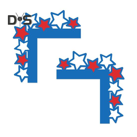 Patriotische Türeckendekoration, 4. Juli, Türrahmendekoration, Holz-Türeckenaufsatz, Ornament für den Gedenktag, den Unabhängigkeitstag, den Veteranentag