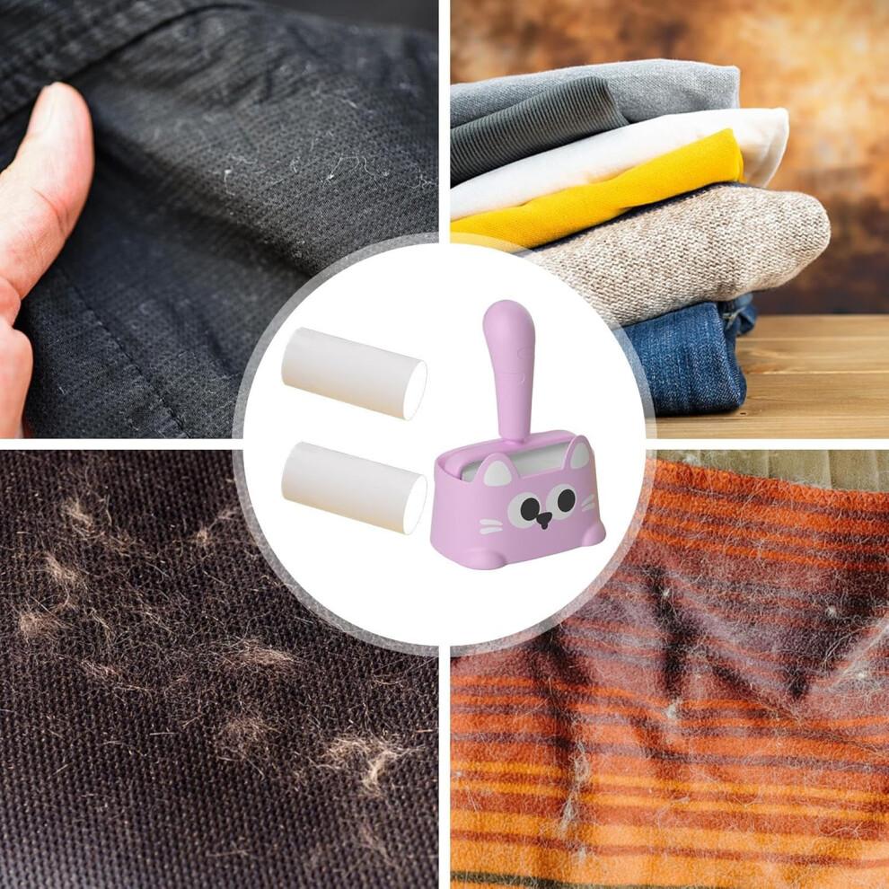 Pet Hair Remover, Reusable Liner, Cleaner Tool for Dog and Cat Hair, Portable for Couch, Carpet, Bedding  Pink