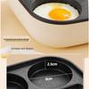 Adjustable Temp Non-Stick Egg & Burger Frying Pan: Four-Hole Multi-Functional Breakfast Machine