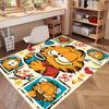 Garfield Print Rug, Washable Floor Carpet, For Entryway Dorm Laundry Room Office Study, Home Decor Birthday Christmas Gift