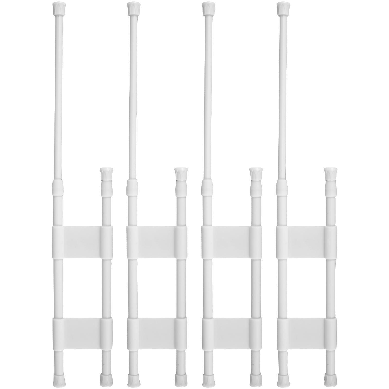 

4 шт. 15,8-27,6 дюйма стабилизаторы для холодильника автодома регулируемый стержень для холодильника с пружинным натяжением металлические аксессуары для холодильника и шкафа