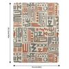 African Mudcloth Throw Blanket Fluffy Cozy Throw Blanket For Home Decor