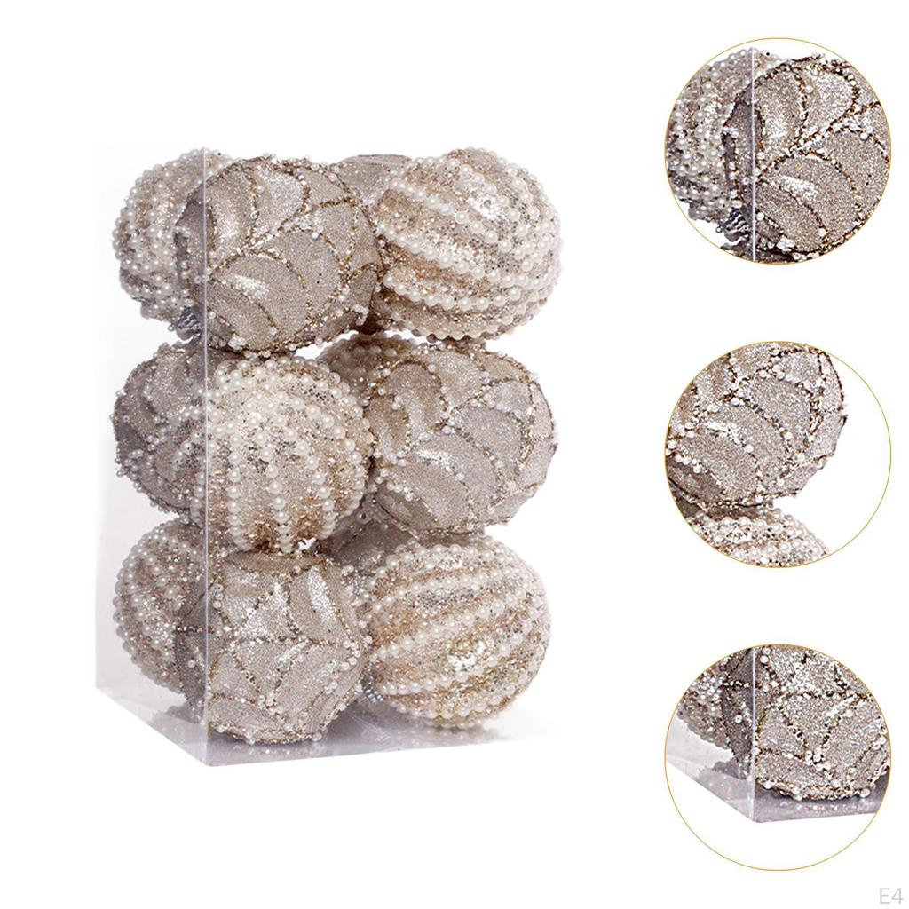 12 Christmas Ball Ornaments Hanging Tree Decorations Birthday Party