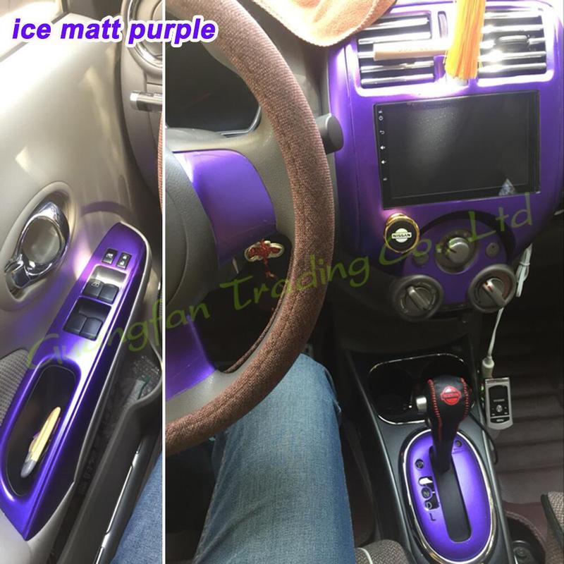 Car-Styling 3D/5D Carbon Fiber Car Interior Center Console Color Change Molding Sticker Decals For Nissan Versa Sunny 2011-2016