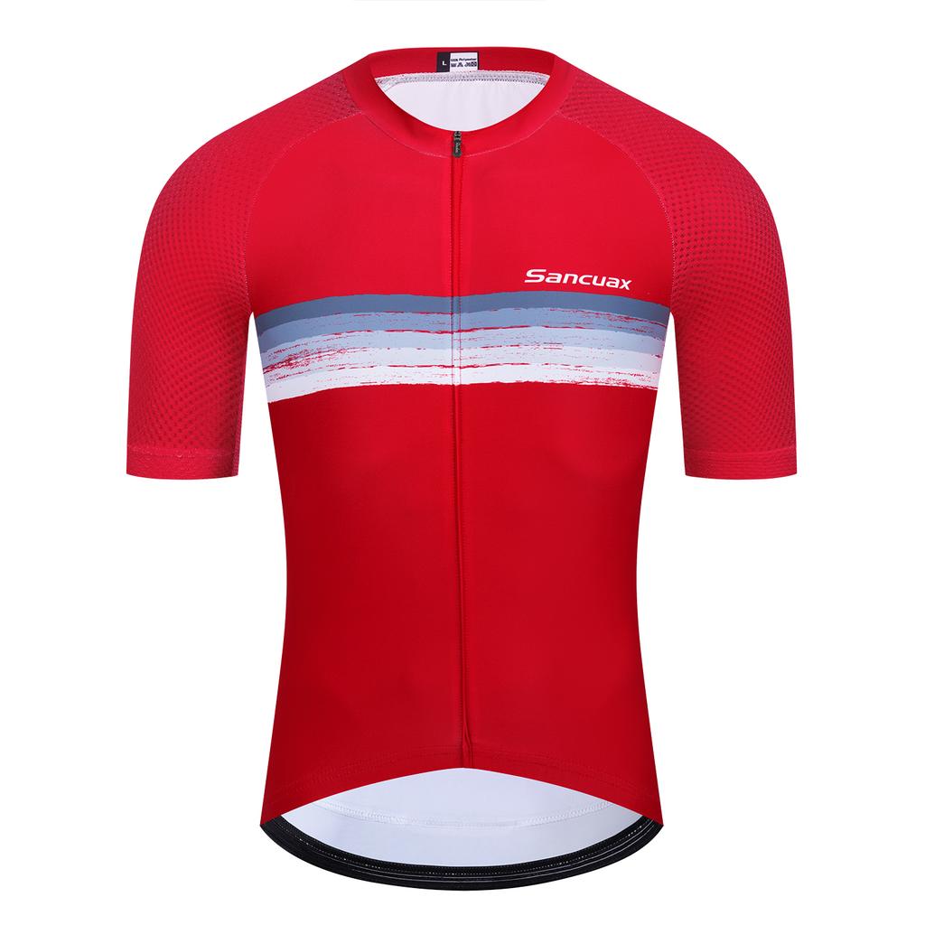 Neues Team Sommer Radsportbekleidung Herren Kurzarm Radtrikot Set Atmungsaktiv Mountainbike Rennrad Bekleidung
