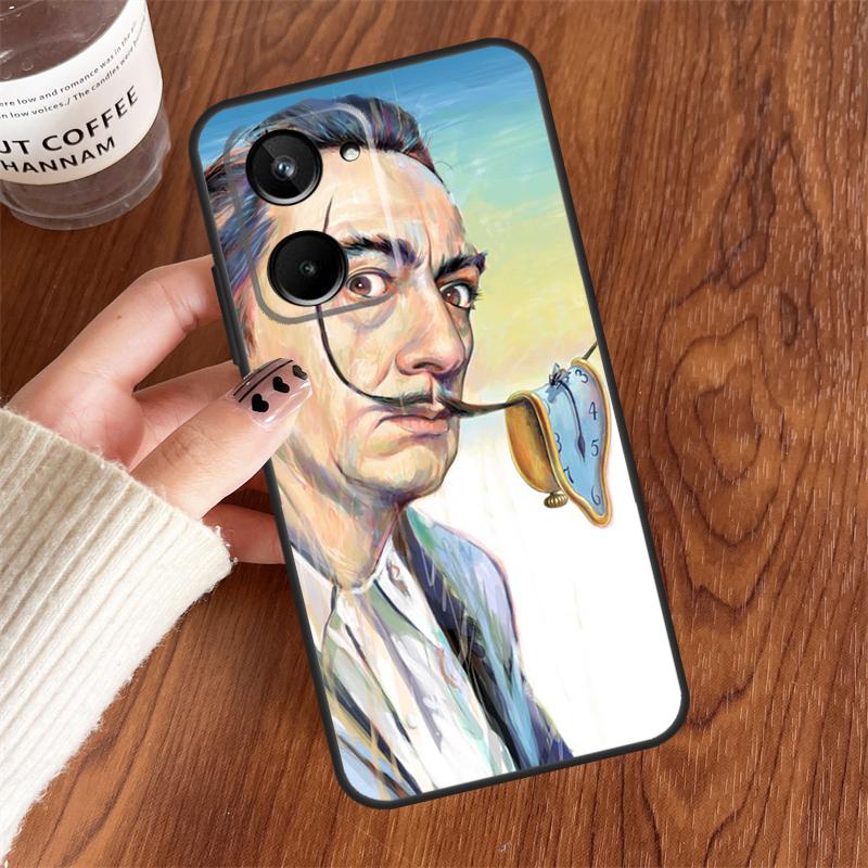 Salvador Dali Art For Realme 10 11 12 13 14 15 Pro Plus C65 C71 C75 C55 C63 C61 C53 C67 C35 GT6 GT7 Pro Case