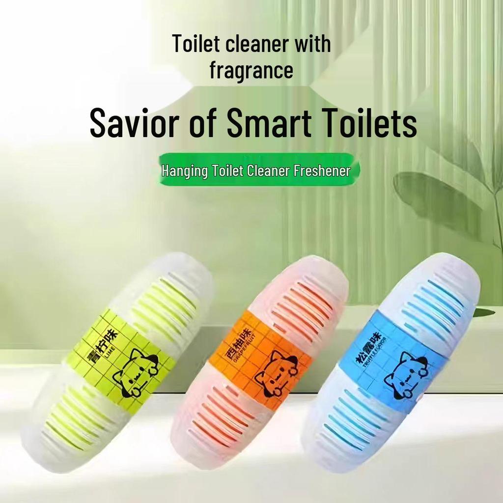 Smart Toilet Cleaner - Deodorizing, Long-lasting Fresh Lime & Grapefruit Fragrance for Odor Removal