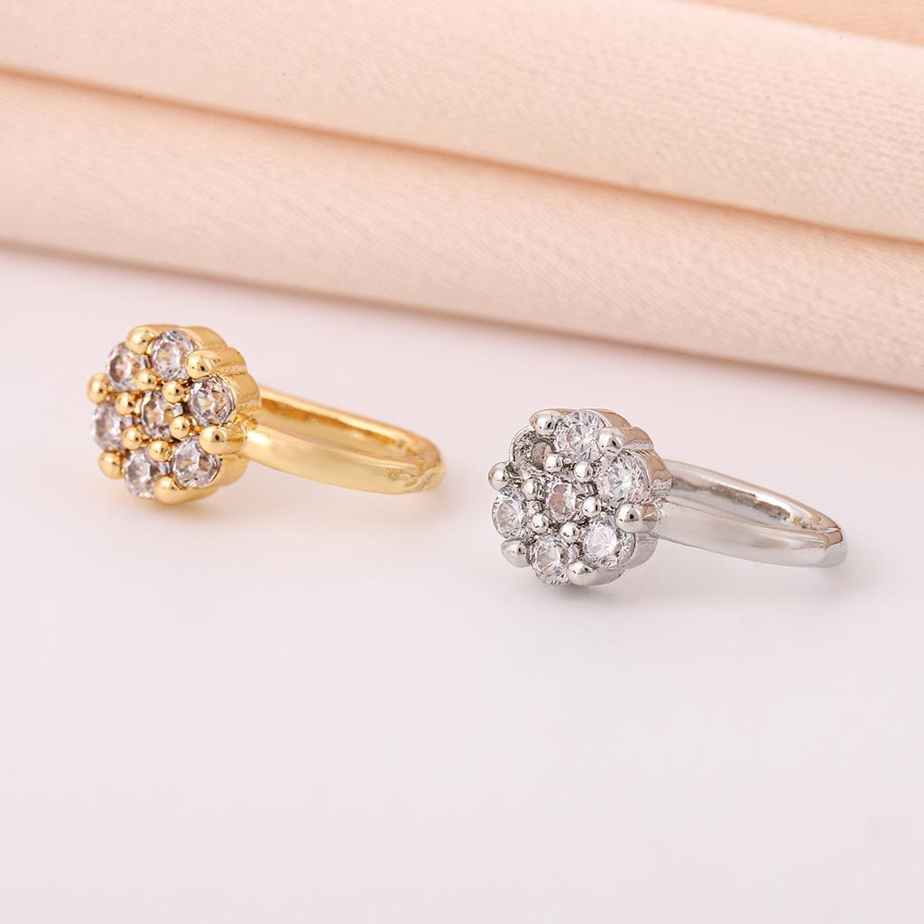Earrings Simple And Cute Than Heart Piercing Heart-Shaped False Nose Ring Creative U-Shaped False Nose Clip Nose Decoration
