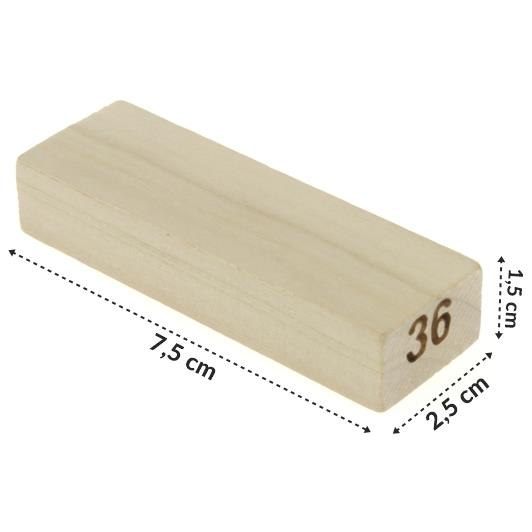 Jenga Wooden Puzzle Wobbly Tower