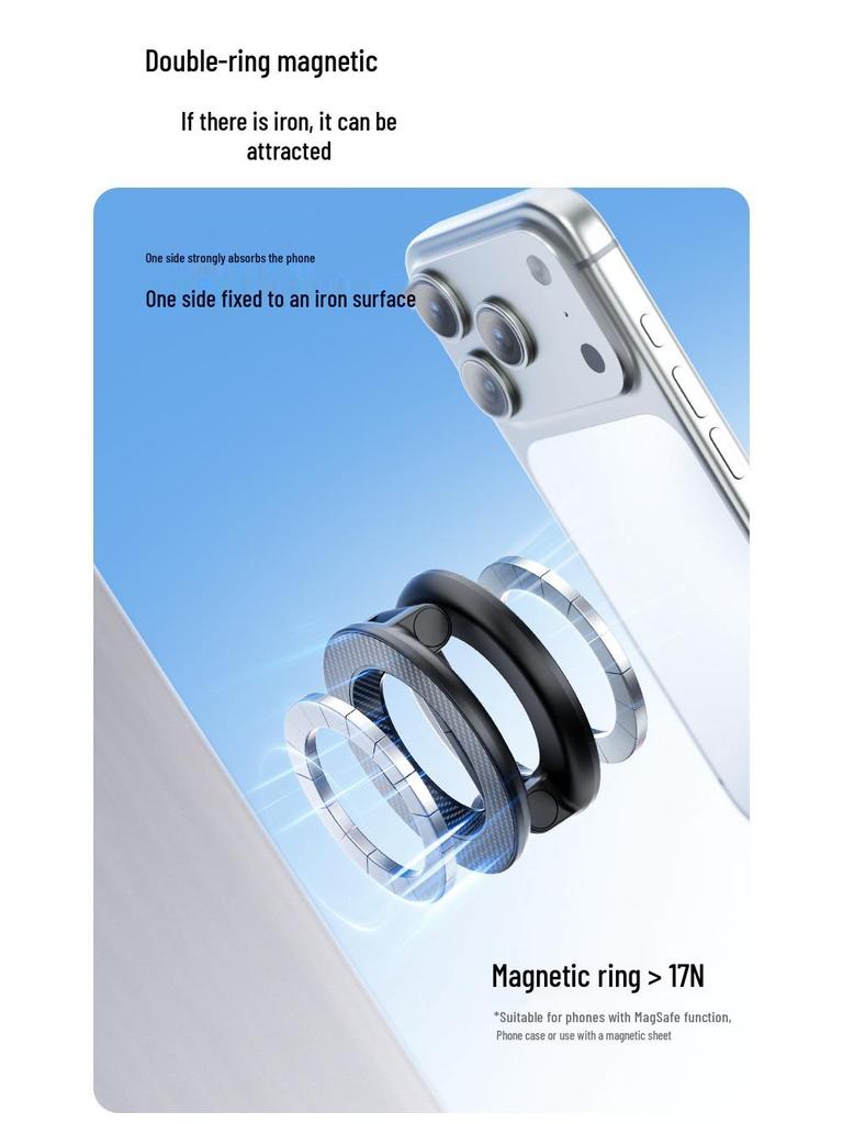 360° Rotating MagSafe Magnetic Phone Holder for Car & Outdoor Photography
