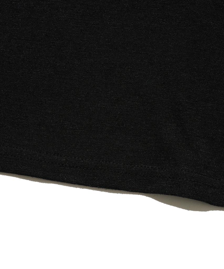 OTHERFITS Round Linen Short Sleeve Tee (Black)