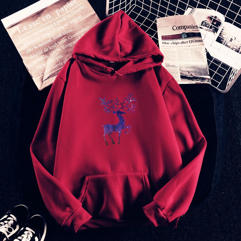 2026 Korean Style Women's Hooded Velvet Sweatshirt & Loose Jacket for Autumn Winter