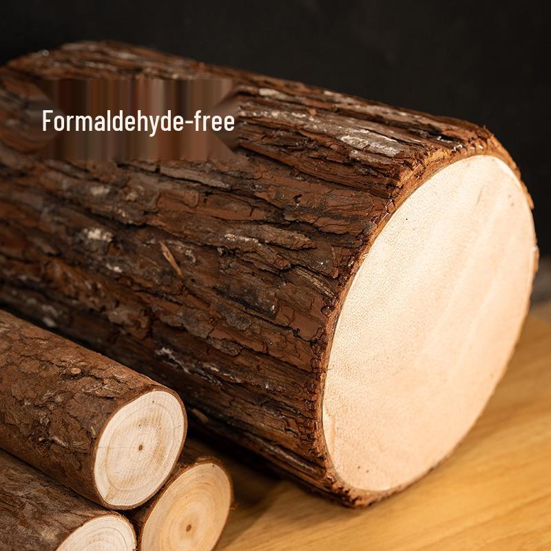 Holz Baumstamm Dekoration: Runder Baumstammhocker & Ausstellungsstück für Restaurants, Geschäfte, Fotografie & Floristik