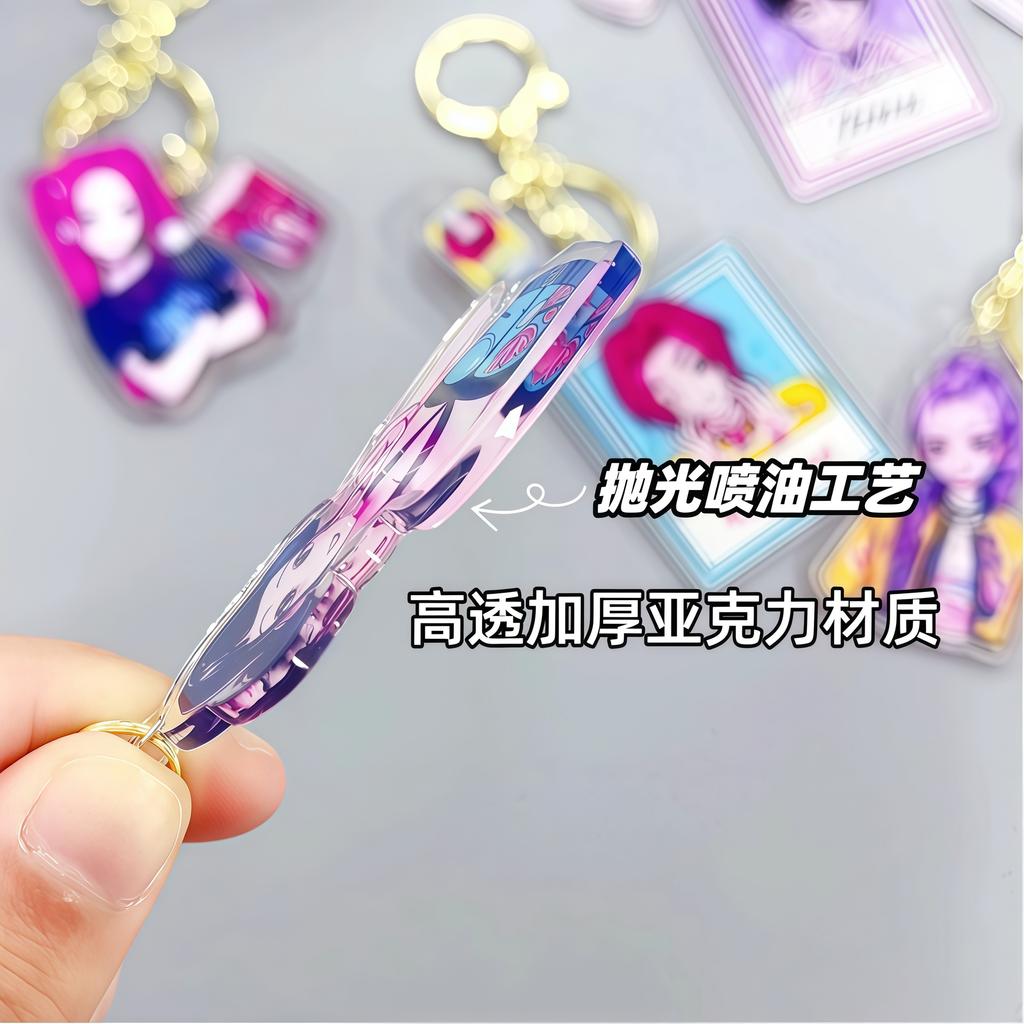 Hot Selling Witch Hunt Anime Peripheral Outdoor Student Backpack To Give To Friends Double-sided Spray Acrylic Keychain Fashion