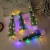 Christmas Tree With  Needles Christmas Decorations Colorful Luminous Night Light Desktop Ornaments Gifts