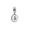 Seria Harry Potter Charm Serpentard Charm Argintiu pentru Bărbați 798620C01