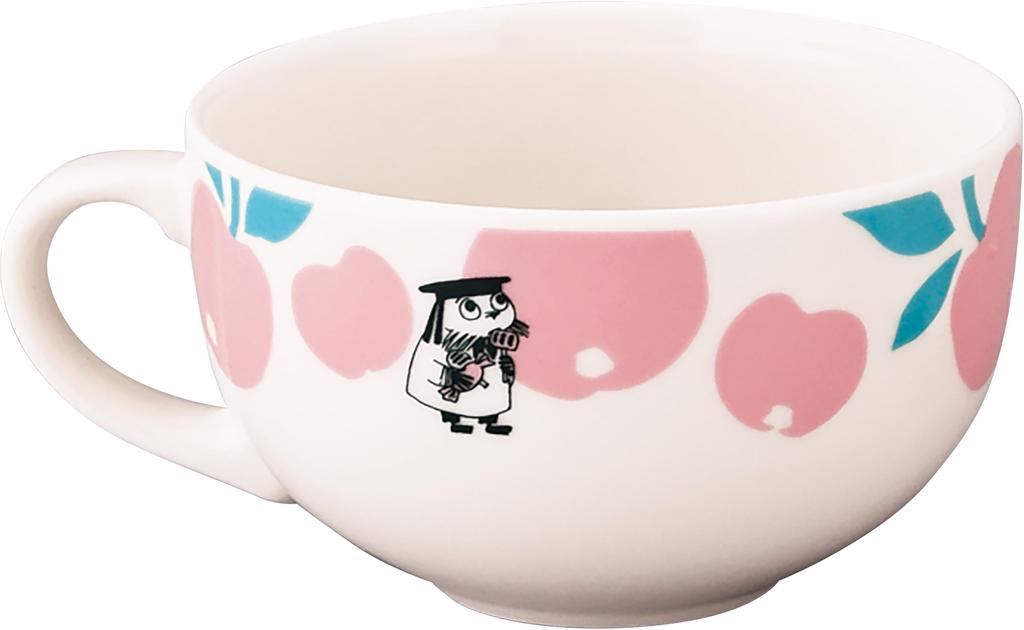 Yamaka Shoten MOOMIN Soup 11cm Diameter X Little Microwave "Hedelma" Cup/Mug, 400ml, Approx. 7cm, My, Safe, Japanese-made, MM8202-36