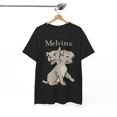 T-shirt Melvins Houdini T-shirt Chien à Deux Têtes T-shirt Métal Vintage Unisexe T-shirt Unisexe