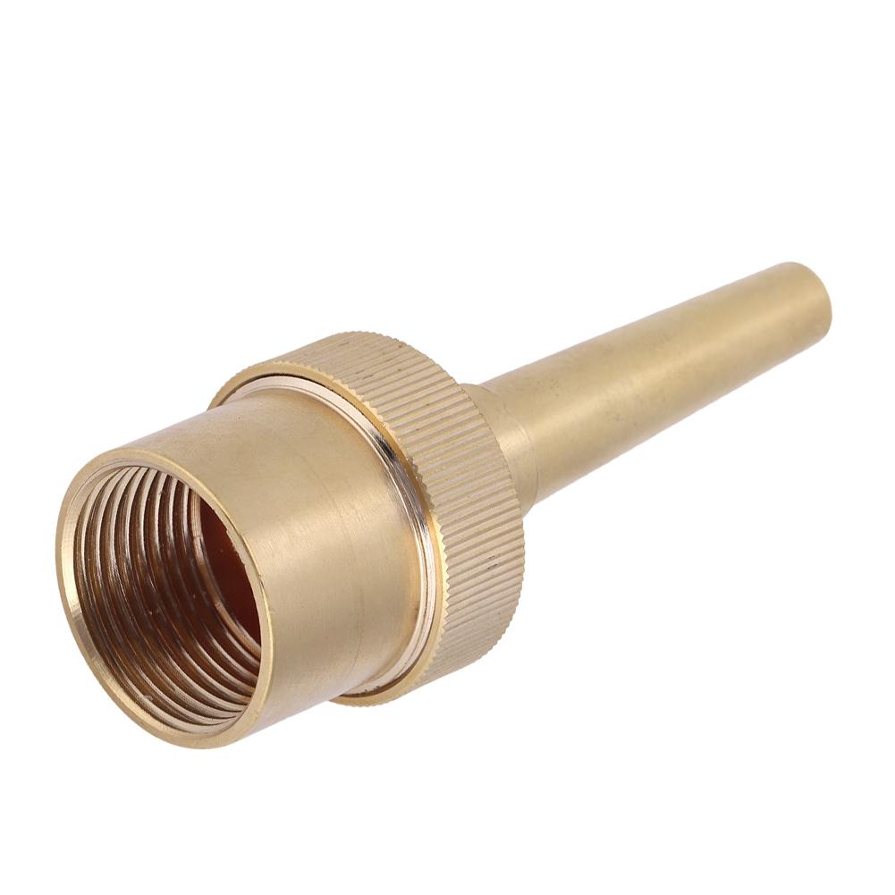 G1in DN25 Copper Multi Direction Straight Fountain Nozzle Fountain Spray Head for Pond Landscaping