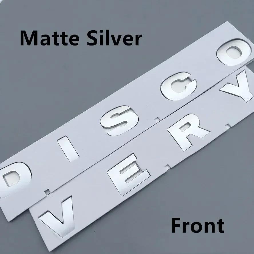 Abs Chrome Car Front Trunk Emblem for Land Rover Discovery 1 2 3 4 5 Auto Hood Bonnet Rear Tailgate Sticker Badge Accessories YJ9