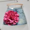 Elegant 24cm Handmade Lapel Pin Beautiful Satin Flower Lapel Pin Delicate Brooch Jewelry for Work and Business