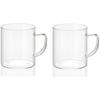 Glass Cups - ANDREA HOUSE - Set of 2 - Multicolor - Ø 7.5 X 8.5 Cm - 300 ML