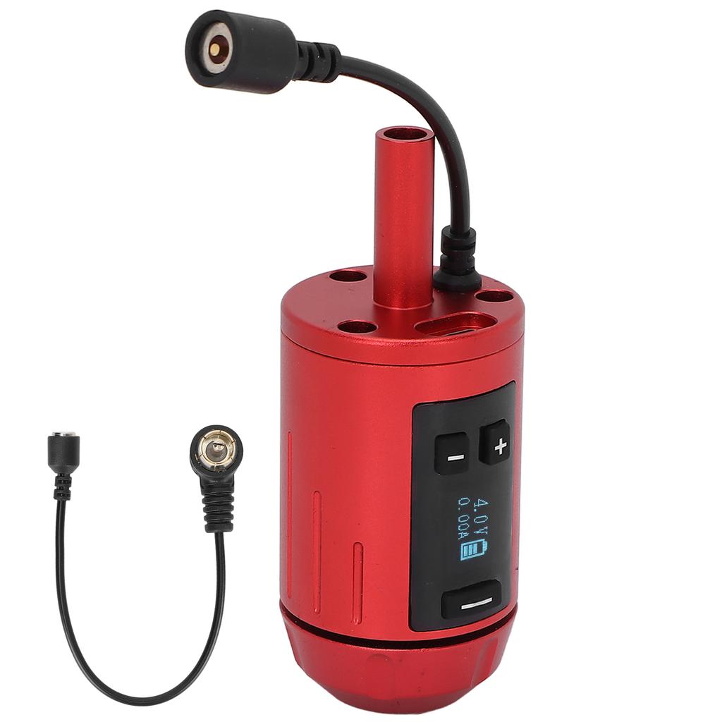 Tattoo Grip Machine Self Lock Cordless Tattoo Grip Machine with LCD Display for Tattoo   Int Face Motor