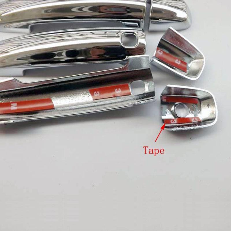 Abs Chrome Door Handle Covers  for Suzuki Kizashi 2011 Car Styling Stickers Auto Accessories 8 Pcs