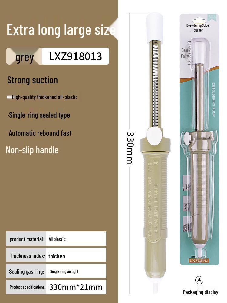 Deer Fairy High-Power Solder Sucker: Large, Powerful Suction Soldering Gun and Remover Artifact