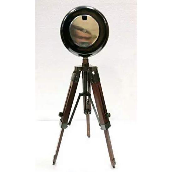 Vintage Style Black Finish Victoria Clock / Antique Marine Table Wooden Adjustable Stand Clock / Wall Decor/ Nautical Gift Home Decor