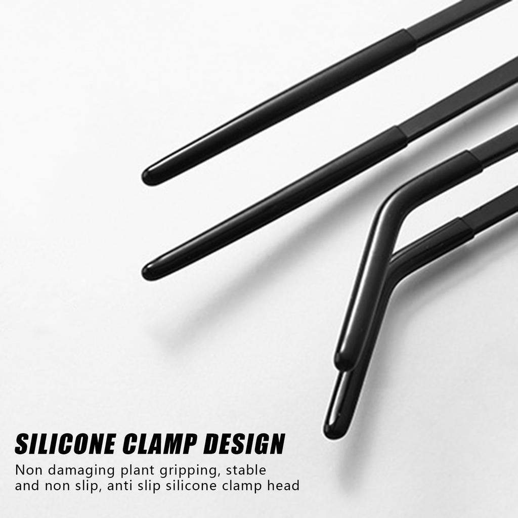 4 Stück Reptilien Fütterungszangen Aquascaping Werkzeugset für Haustiere Krabbe Schildkröte Pflanzpinzetten Edelstahl Haustier Futterklemme