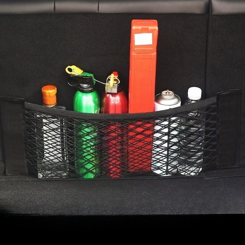 Luggage Storages Car Trunk Storage Bag Double Stretch Car Storage Net Bag Mesh Storages Net Bag Car Net
