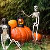 90/40CM Skeleton Halloween Decor Halloween Skeleton with Movable Joint Skeleton for Halloween Haunted House Accessories